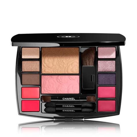 chanel camellia travel palette|Chanel cosmetics kit.